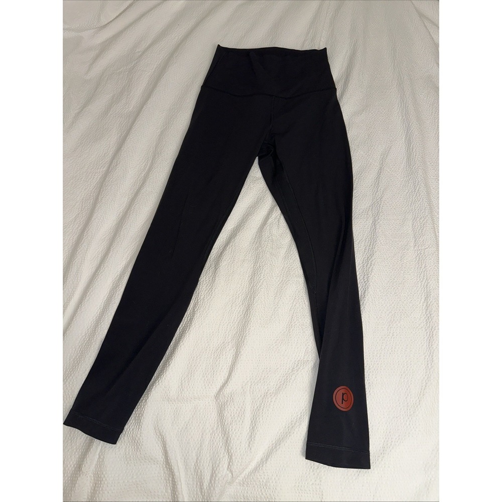 Lululemon Peleton High Rise Wunder Under Cropped 24" Leggings Sz4